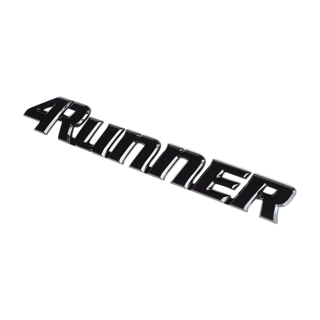 1PCS 1996-2002 4Runner ABS Plastic Letter Rear Tailgate Trunk Gloss Black Toyota 75445-35060