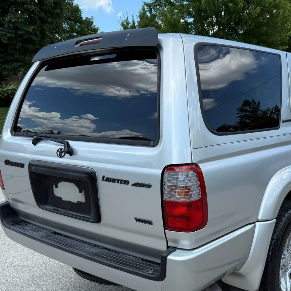 1PCS 1996-2002 4Runner ABS Plastic Letter Rear Tailgate Trunk Gloss Black Toyota 75445-35060