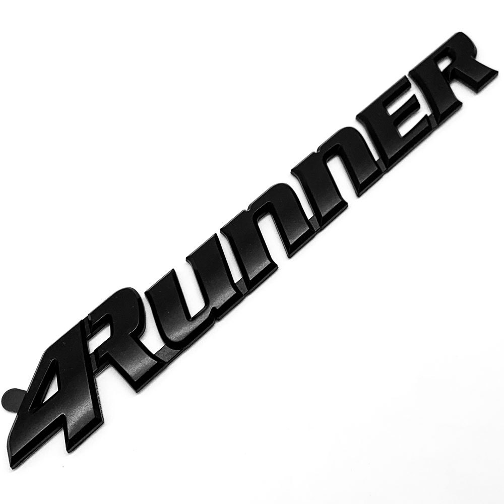 1PC 1996-2002 4Runner ABS Plastic Letter Rear Tailgate Trunk Matte Black Toyota 75445-35060