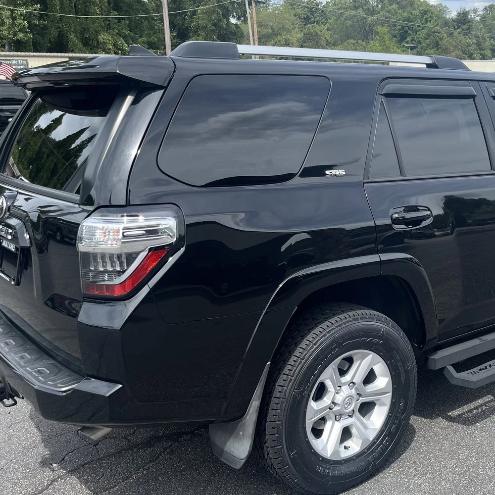 2PCS Tacoma Tundra Sequoia 4Runner ABS Plastic SR5 Letter Side Door Fender Gloss Silver Toyota 75455-0C050