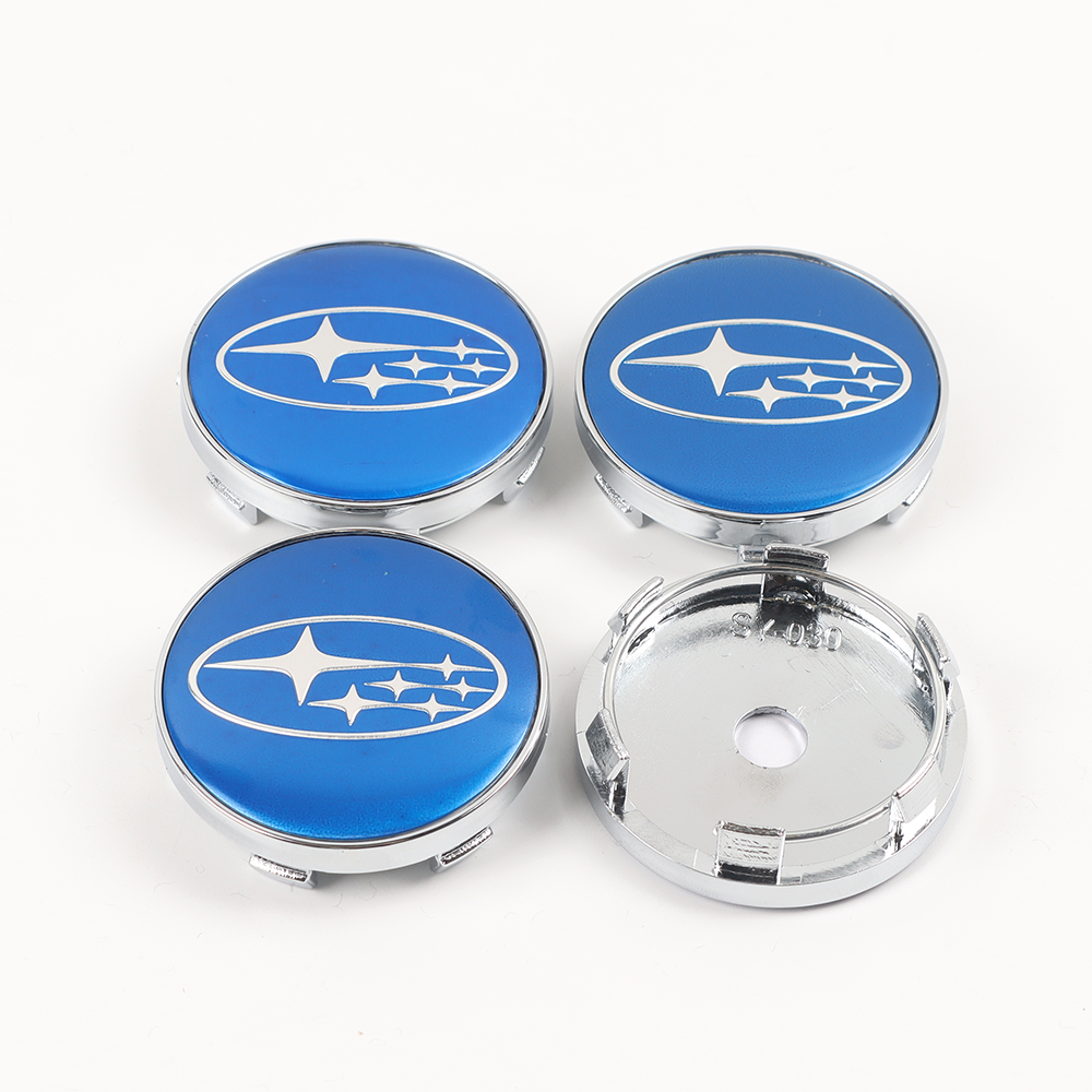4Pcs Forester Crosstrek ABS Plastic Wheel Center Caps Rim Gloss Blue 28821SA030 Subaru