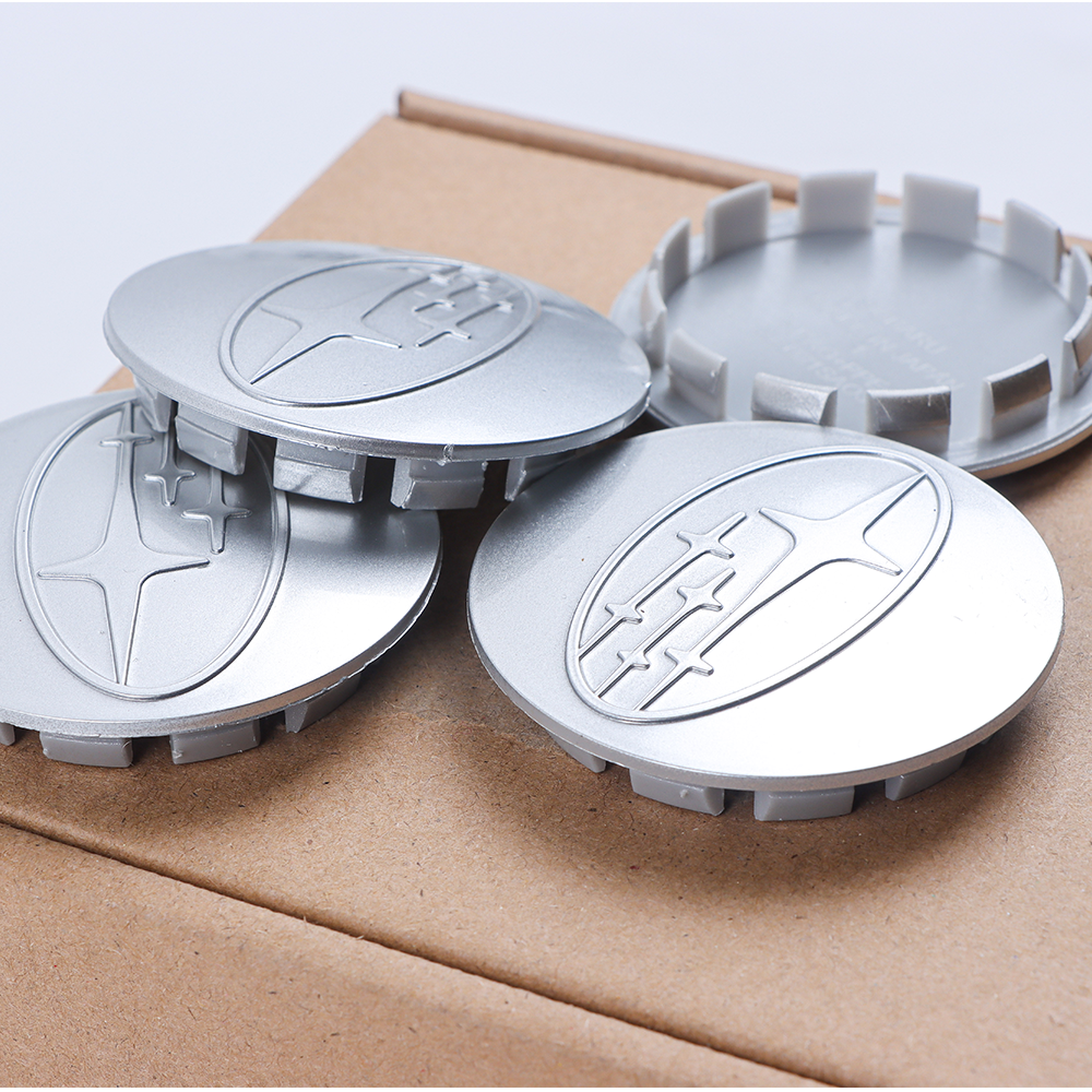 4Pcs 2012-2020 Legacy Outback Forester Impreza ABS Plastic Wheel Center Caps Rims Silver Subaru 28821SA030X