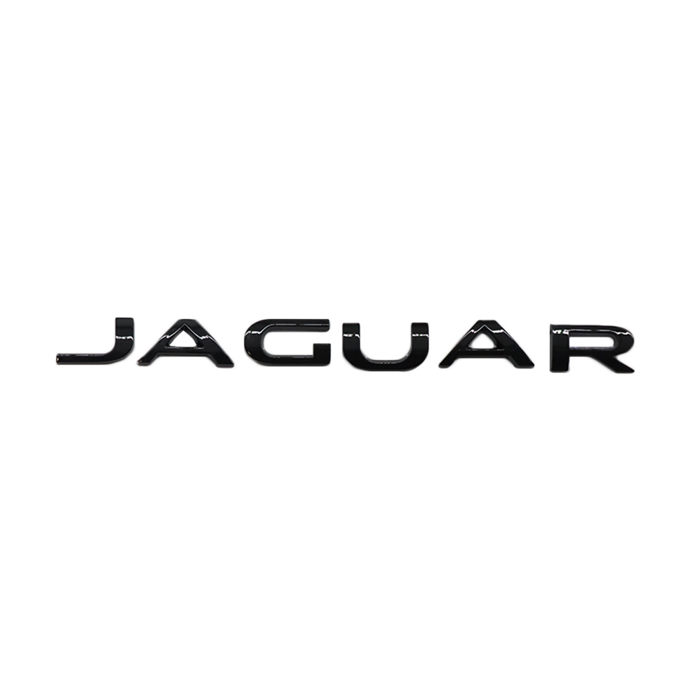 2010-2023 F-TYPE XJ XJR XJS XF XE XJ6 F-PACE Tailgate Letter ABS Black Jaguar Self-Adhesive Decal Nameplate