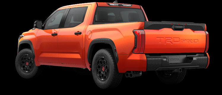 1pcs 2022-2025 Tundra TRD Pro Acrylic Emblem Badges Rear Tailgate Letters 3D Red Blackout Toyota