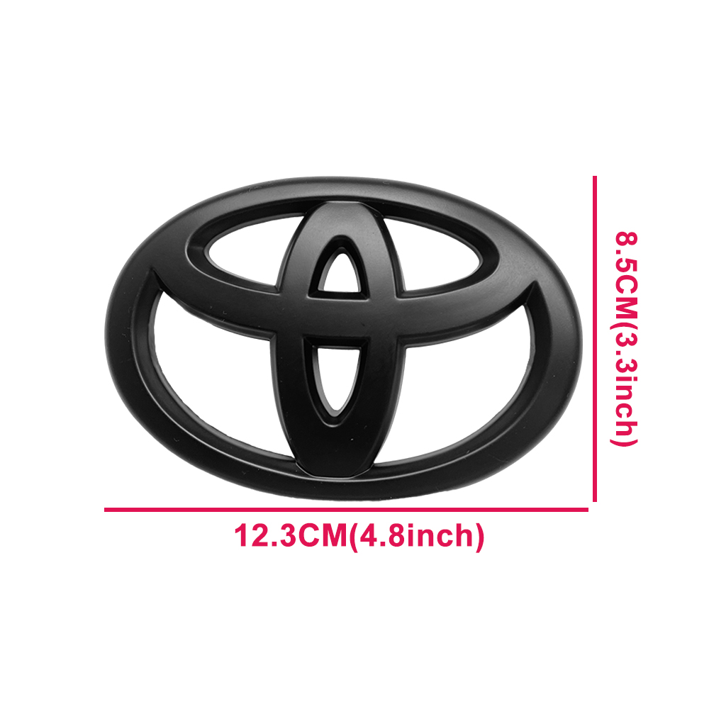 3PCS 2018-2024 CAMRY XSE Emblem Overlay Matte Black Rear Cover Toyota 