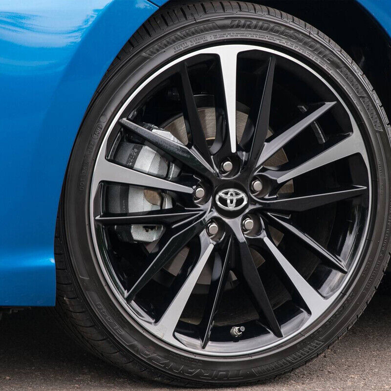 4pcs 2011-2020 Camry Plastic Wheel Center Hub Caps 62mm Black Chrome Toyota 42603-08020