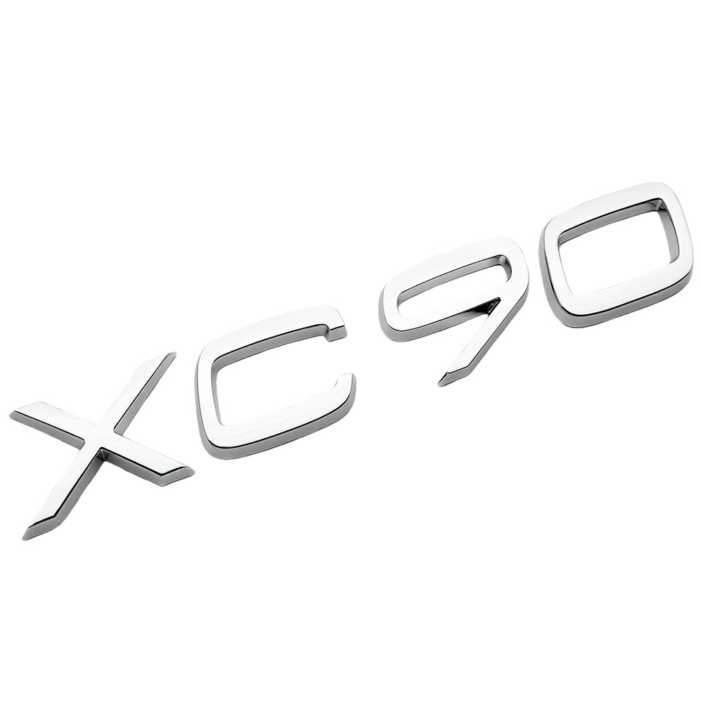 2003-2013 XC90 Chrome Tailgate Letter Gloss Silver Volvo 9483933