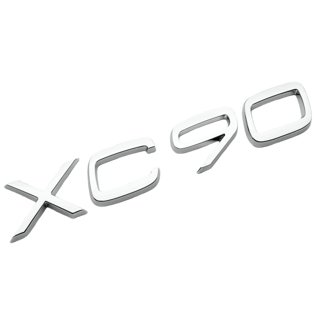 2003-2013 XC90 Chrome Tailgate Letter Gloss Silver Volvo 9483933