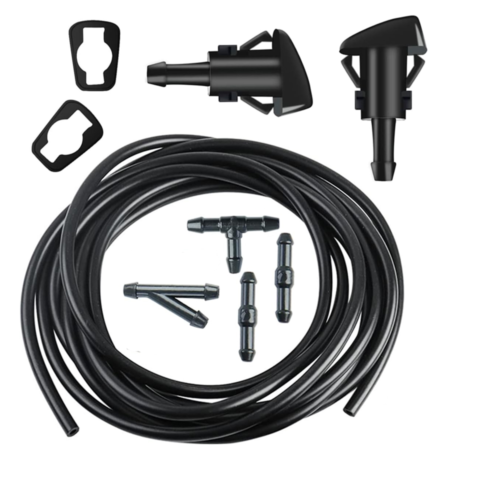 Windshield Washer Nozzle Kit with Hose For Dodge Grand Caravan 4805742AB