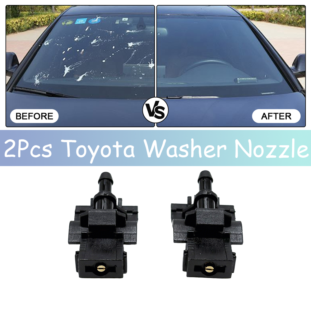2Pack Windshield Washer Nozzle Spray Jet 85381-0T030 For 2013-2019 Toyota Avalon Sienna