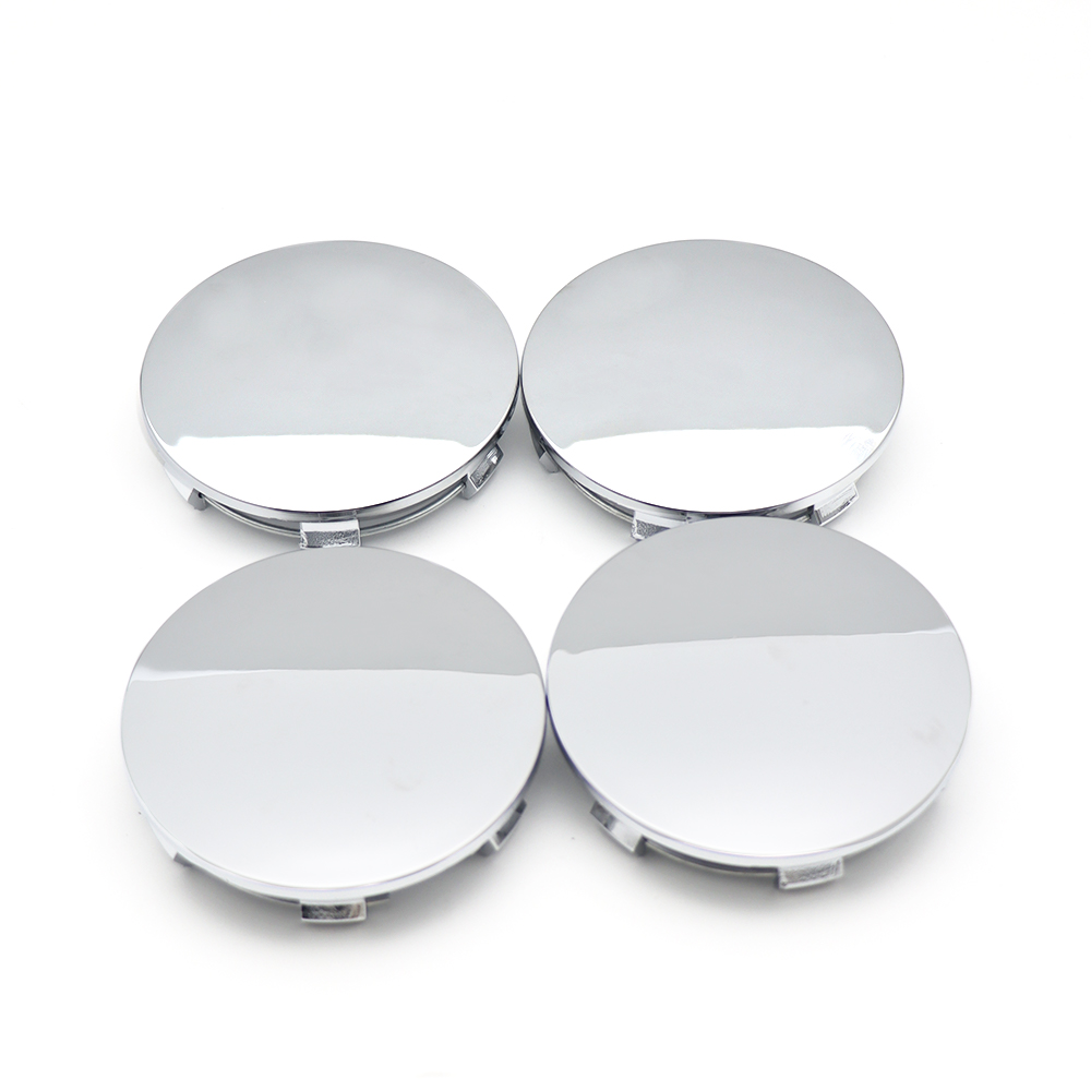 4PCS 83mm Gloss Chrome Wheel Center Caps For Silverado Suburban Tahoe