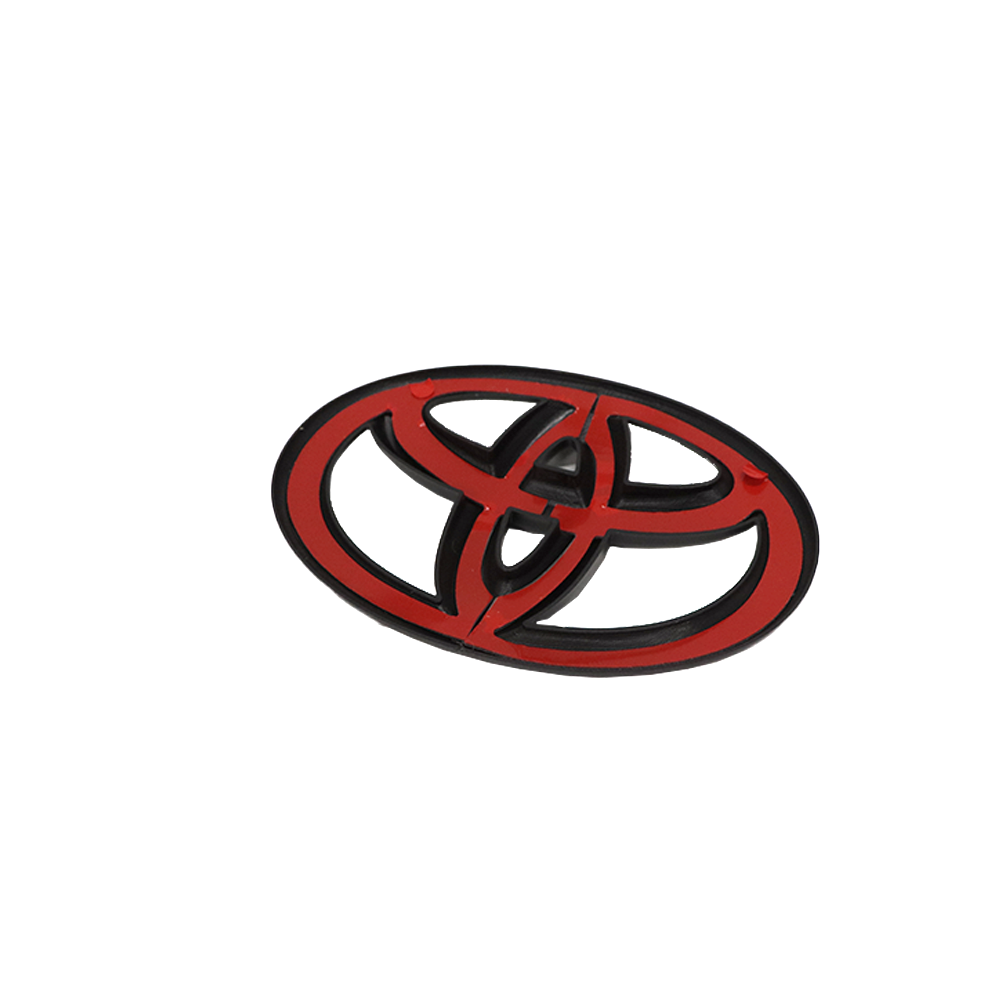 1pc 2010-2020 4Runner Plastic Rear Tailgate Overlay Emblem Matte Black Toyota PT948-89190-02