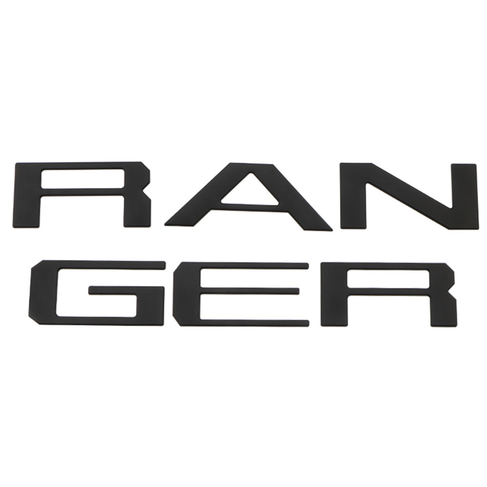 2019-2022 Ranger Letter ABS Matte Black Ford VKB3Z-9942528-B