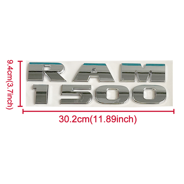 2PCS 2013-2018 RAM 1500 Front Door Fender Side Left Right Badge Nameplate Chrome Dodge 68082444AA