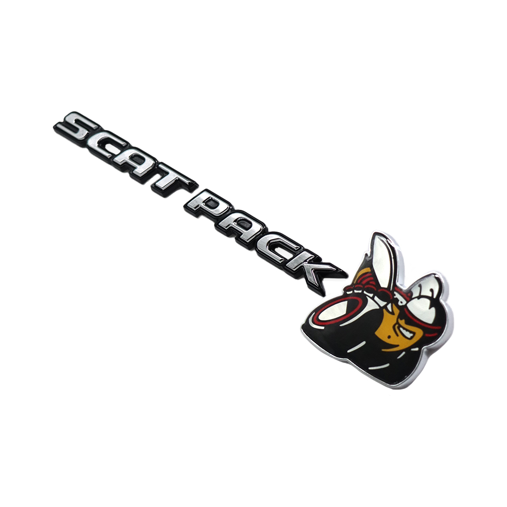 2019-2023 Charger Challenger Hellcat SRT SCAT PACK Bee Rear Trunk Badges Dodge 68633342AA