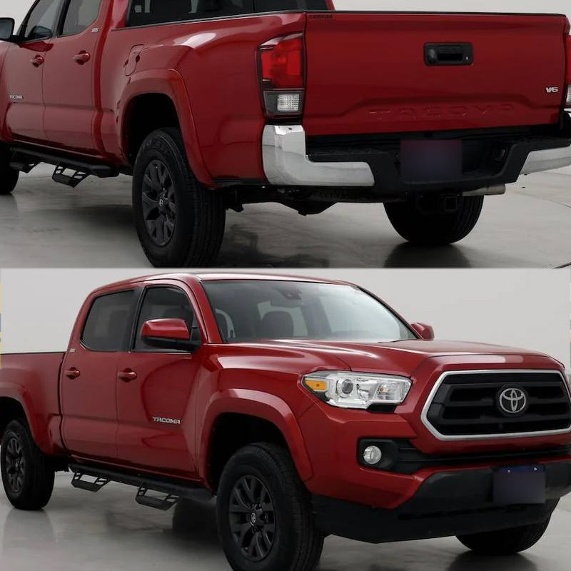 6PCS 2016-2023 Tacoma Emblem 3D Badge Letters Kit SR5 V6 4x4 Gloss Chrome Toyota