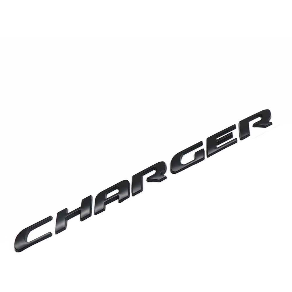 2015-2023 Charger Metal Tailgate Letter Black Dodge Rear Trunk Decal Nameplate