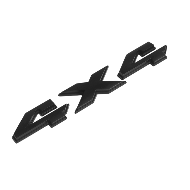 2009-2020 Ram 1500 2500 3500 ABS 4X4 Tailgate Badge Matte Black Dodge Rear Trunk Decal Nameplate