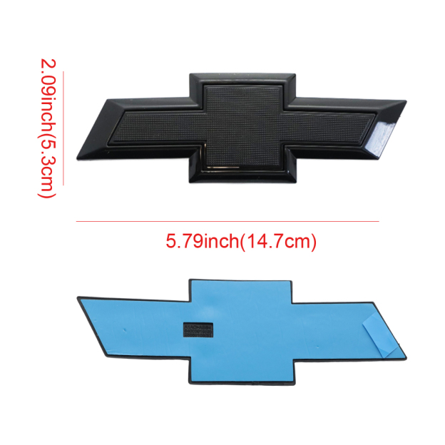 1PC 2016-2024 Camaro Plastic Rear Trunk Tailgate Emblem Gloss Black Chevrolet 84219485 23269466 23216040