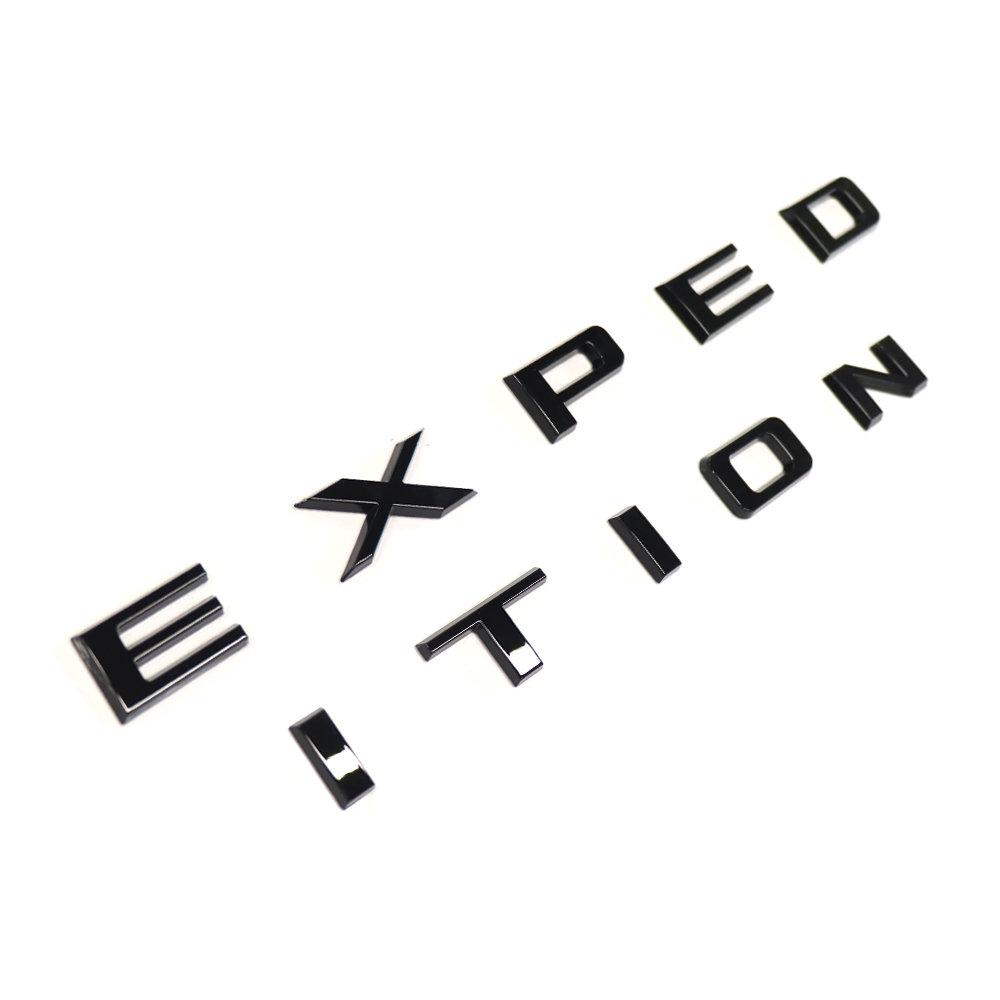 2022-2024 Expedition Front Hood / Tailgate Letters ABS Chrome Ford 3D Raised Stickers Decals
