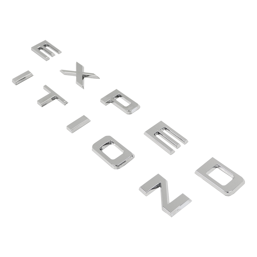 2022-2024 Expedition Front Hood / Tailgate Letters ABS Chrome Ford 3D Raised Stickers Decals
