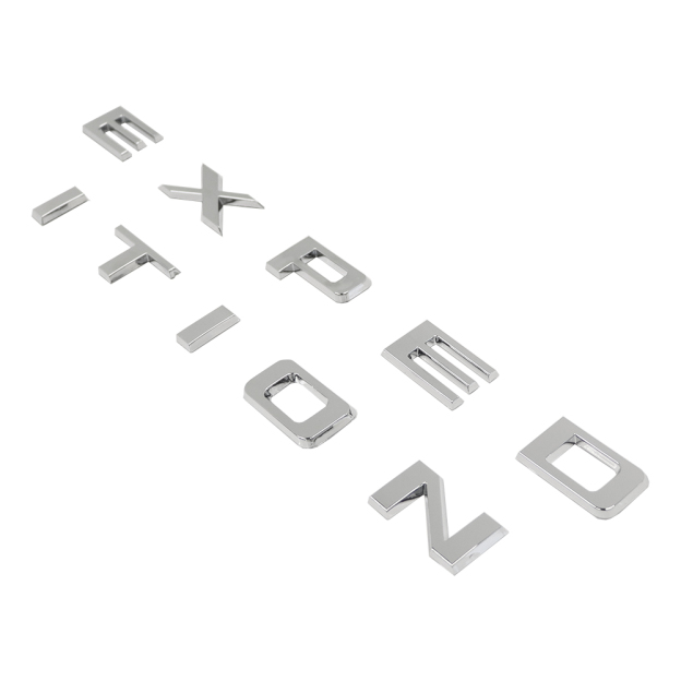 2022-2024 Expedition Front Hood / Tailgate Letters ABS Chrome Ford 3D Raised Stickers Decals