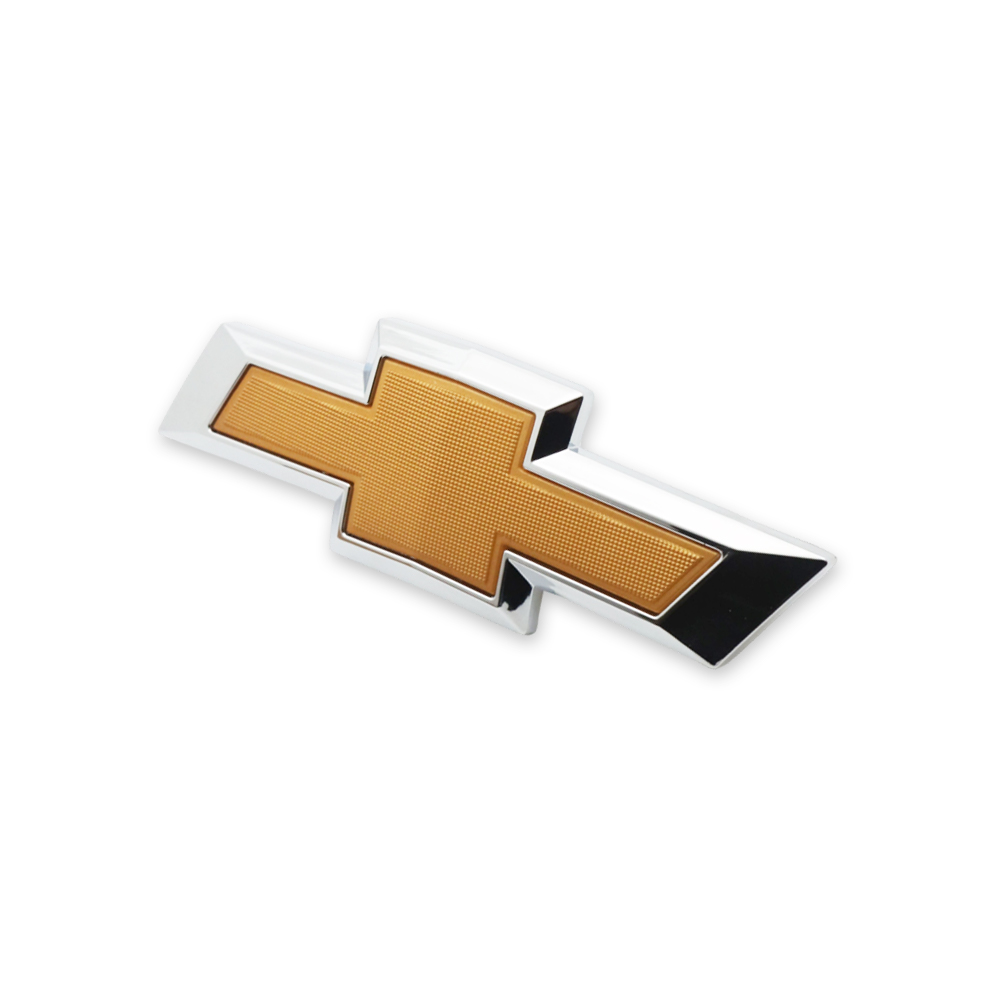 1PC 2016-2018 Malibu Plastic Front Bumper Grille Emblem Gold Chevrolet 23125928