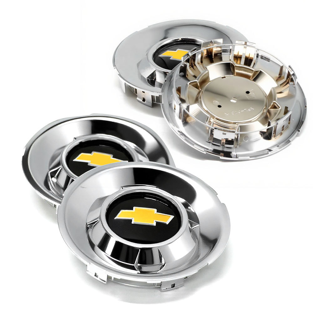 4PCS 2009-2014 Silverado Tahoe Suburban Avalanche Plastic Wheel Center Hub Cap Chrome Chevrolet 9597345