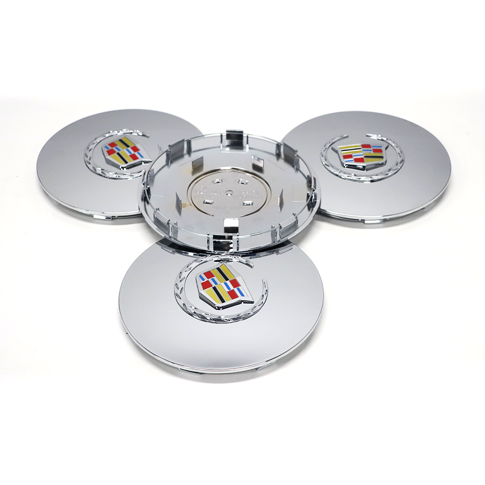 4Pcs 2003-2006 Escalade ESV EXT Plastic Polished Wheel Center Hub Caps Chrome Cadillac 9594878 197mm