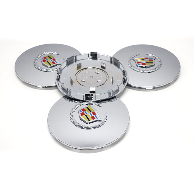 4Pcs 2003-2006 Escalade ESV EXT Plastic Polished Wheel Center Hub Caps Chrome Cadillac 9594878 197mm