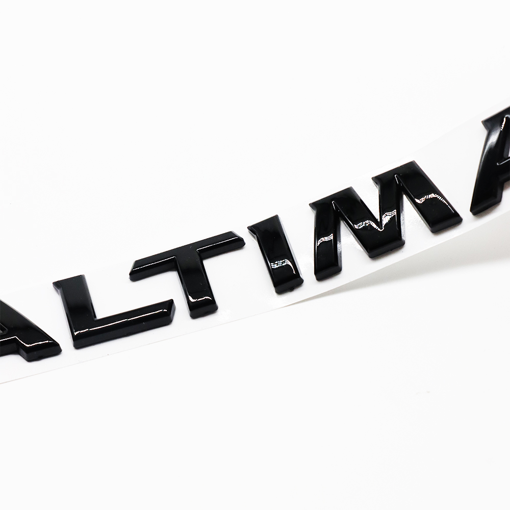 2019-2025 ALTIMA SR Tailgate Badge ABS Gloss Black Nissan 84895-9HF0C Self-Adhesive Decal Nameplate