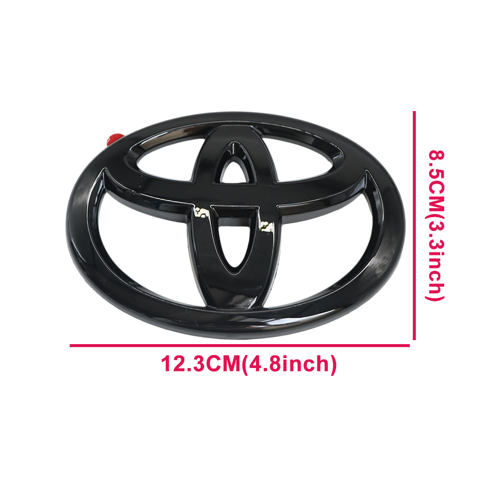 3PCS 2018-2024 CAMRY XSE Emblem Overlay Gloss Black Rear Cover Toyota 
