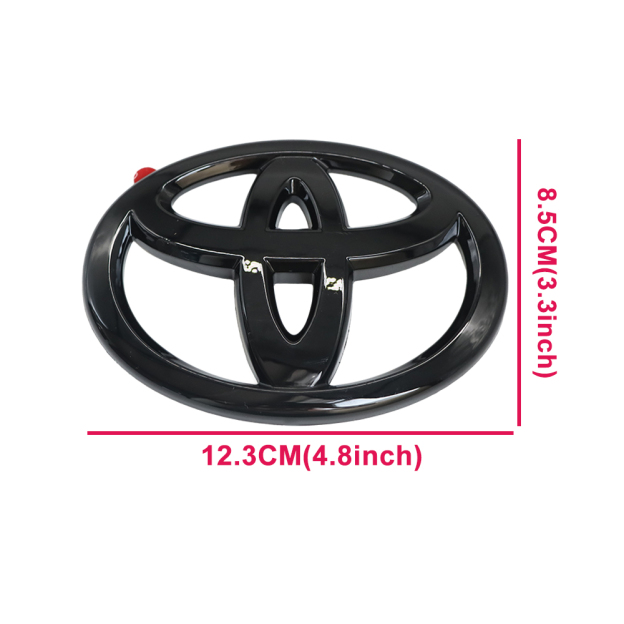 3PCS 2018-2024 CAMRY XSE Emblem Overlay Gloss Black Rear Cover Toyota 