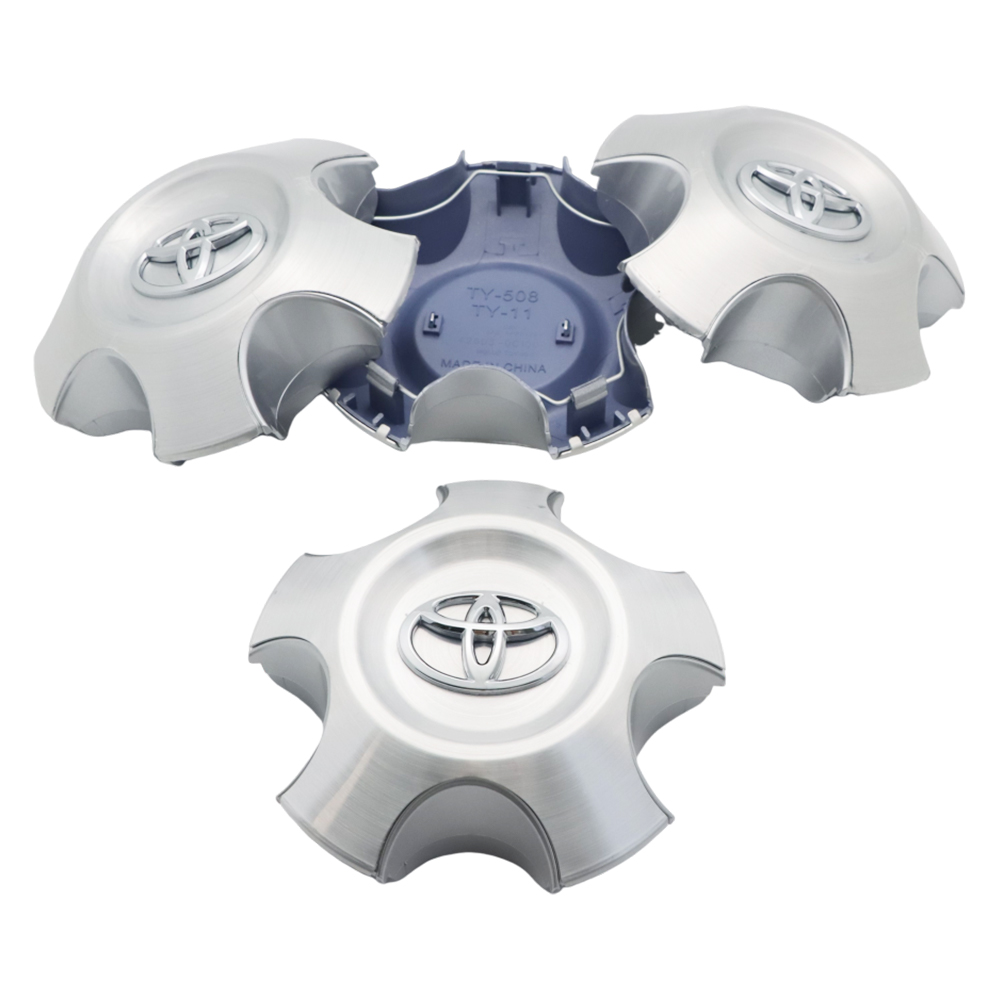 4pcs 2008-2019 Tundra Sequoia Limited Plastic Center Hub Caps 20" 5-Spoke Wheels Chrome Toyota 42603-0C100