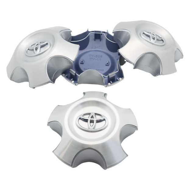 4pcs 2008-2019 Tundra Sequoia Limited Plastic Center Hub Caps 20" 5-Spoke Wheels Chrome Toyota 42603-0C100