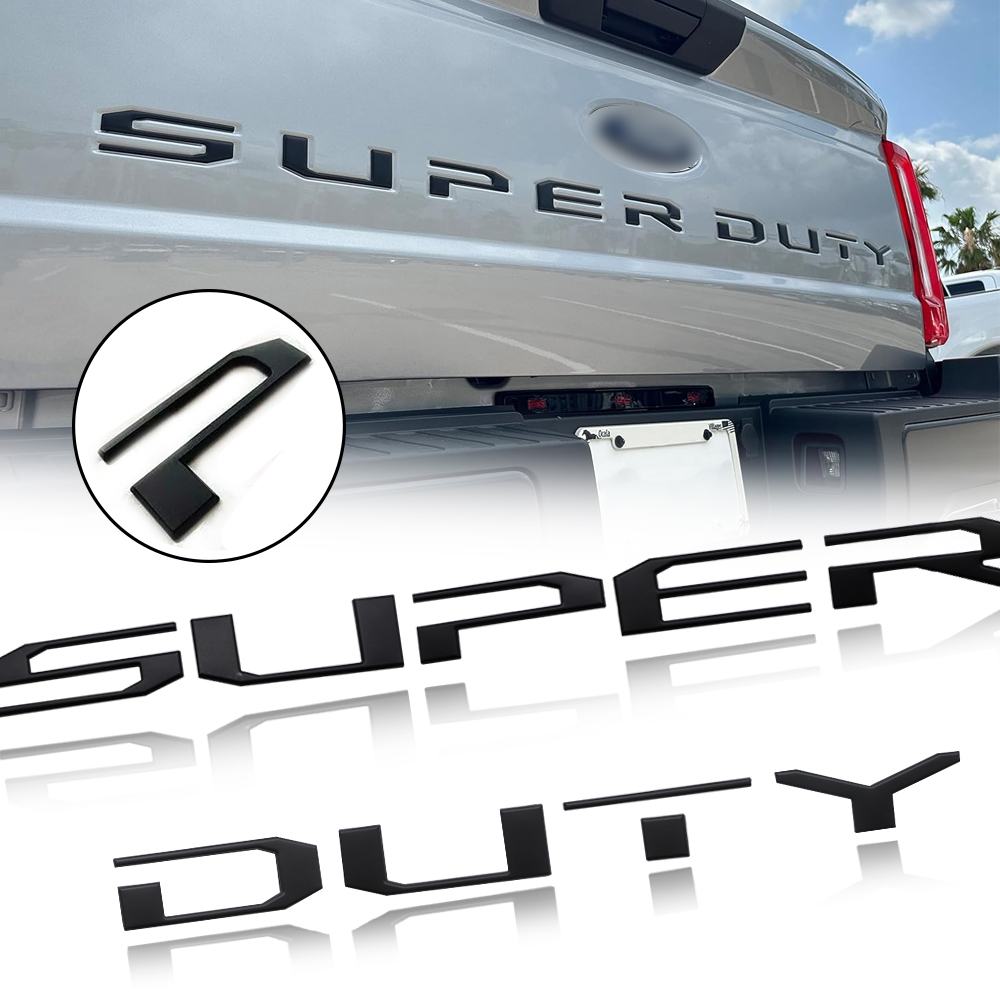 2023-2025 Super Duty Silicone Tailgate Letter Matte Black VPC3Z-9942528-HA