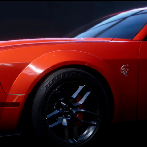 2PCS SRT Hellcat Devil Cat Charger Challenger Durango Red Eye Side Fender Badge 3D Chrome Red Dodge 68394607AB