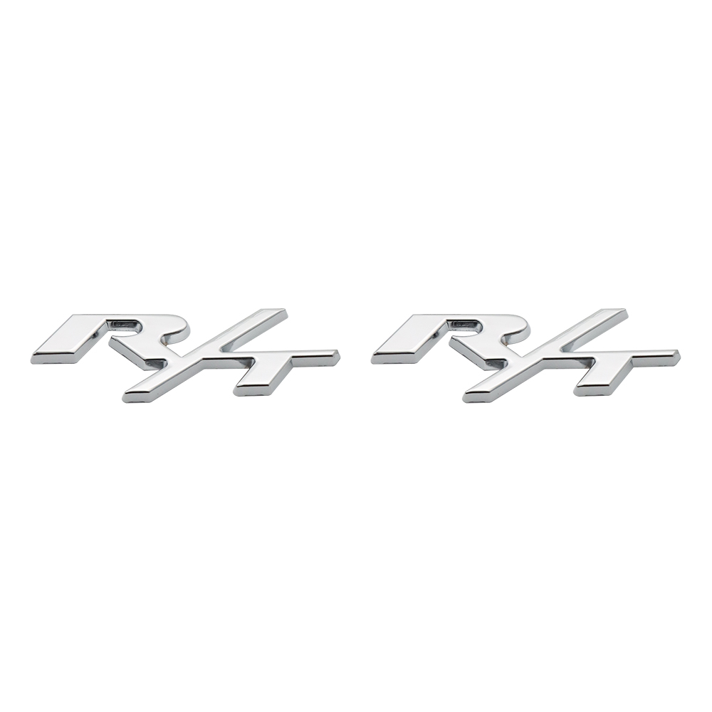 2Pcs 2006-2017 Charger Durango Avenger R/T Letter Side Fender ABS Chrome Dodge 4806327AC