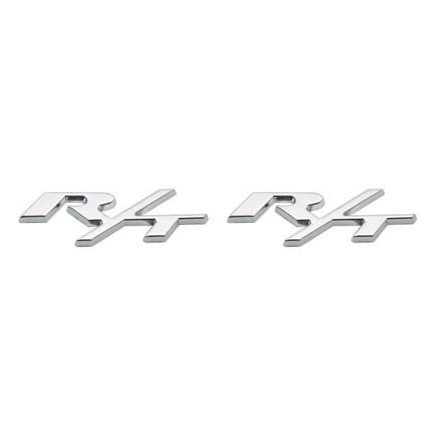 2Pcs 2006-2017 Charger Durango Avenger R/T Letter Side Fender ABS Chrome Dodge 4806327AC