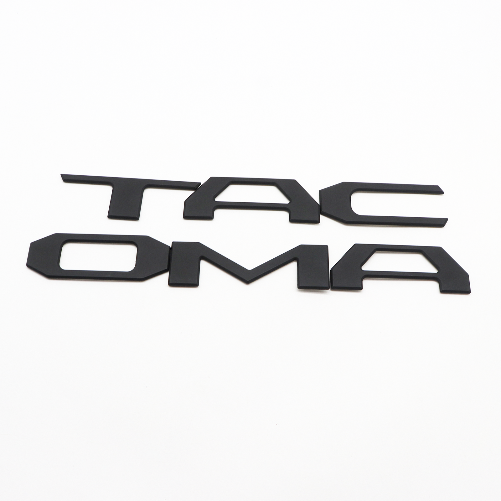 1 Set 2016-2023 Tacoma Abs Plastic Tailgate Letters Matte Black Toyota 