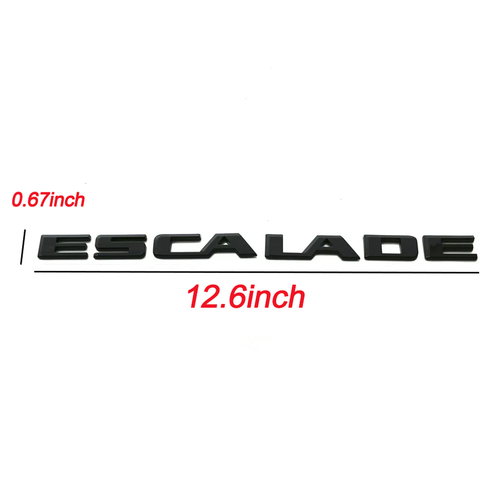 1PC 2015-2022 Escalade Plastic Rear Liftgate Letter Gloss Black Cadillac 86543262 23440294