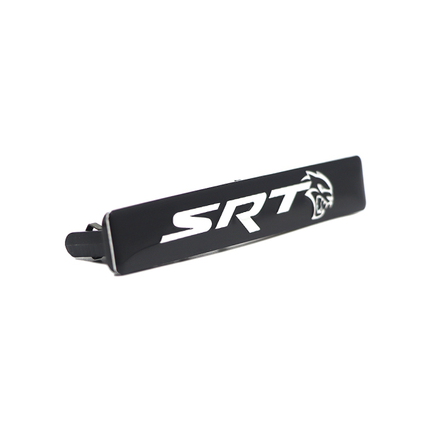 2015-2017 Charger ABS SRT Hellcat Dash Badge Black Chrome Dodge 68270827AA Devilcat Decal Nameplate