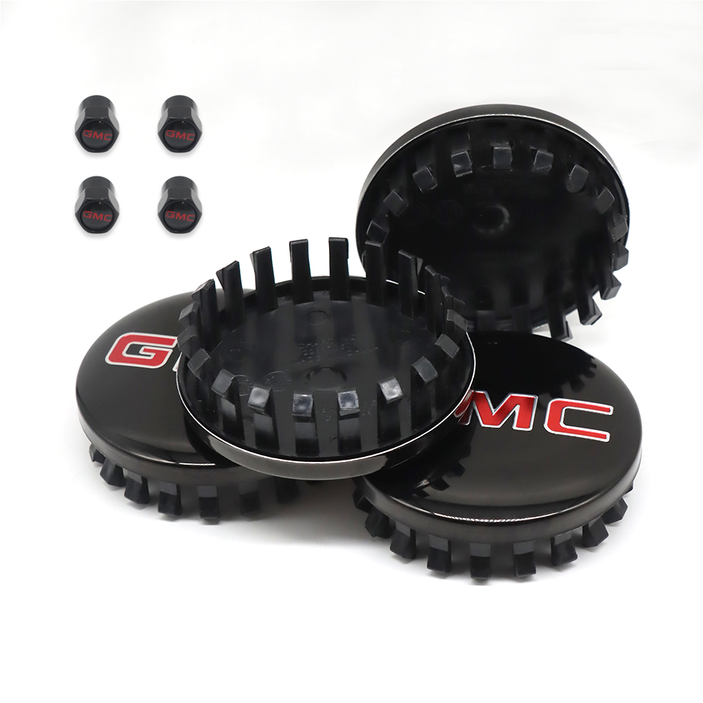  83mm Center Cap&Valve Caps  for GMC Sierra, Yukon & Chevrolet Silverado, Tahoe | OE# 22837060