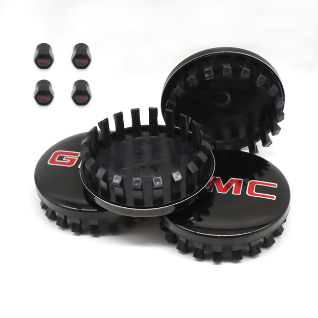  83mm Center Cap&Valve Caps  for GMC Sierra, Yukon & Chevrolet Silverado, Tahoe | OE# 22837060