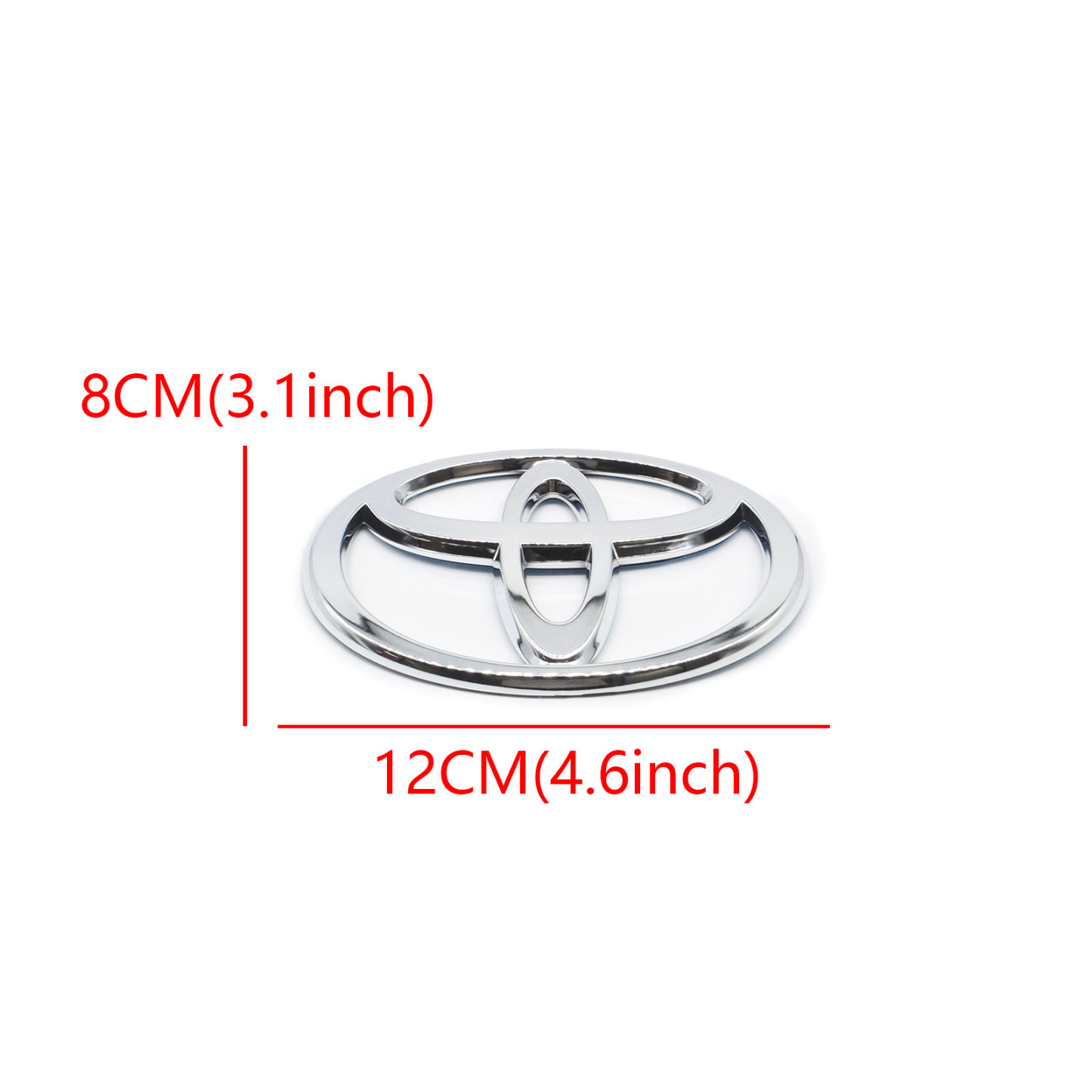 2014-2016 Front 2009-2011 Rear Corolla Front Grille Emblem Chrome Toyota