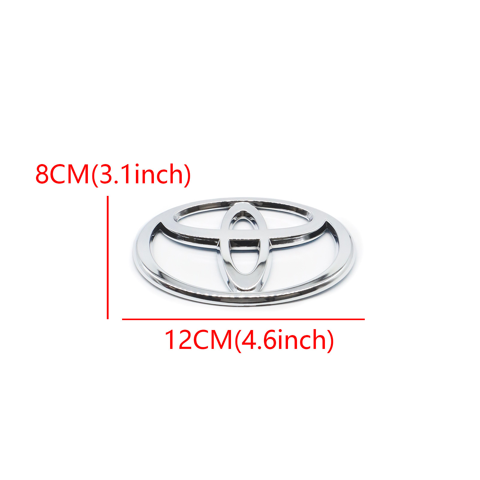 2014-2016 Front 2009-2011 Rear Corolla Front Grille Emblem Chrome Toyota