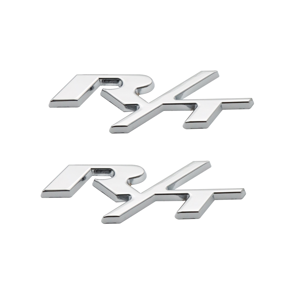 2Pcs 2006-2017 Charger Durango Avenger R/T Letter Side Fender ABS Chrome Dodge 4806327AC