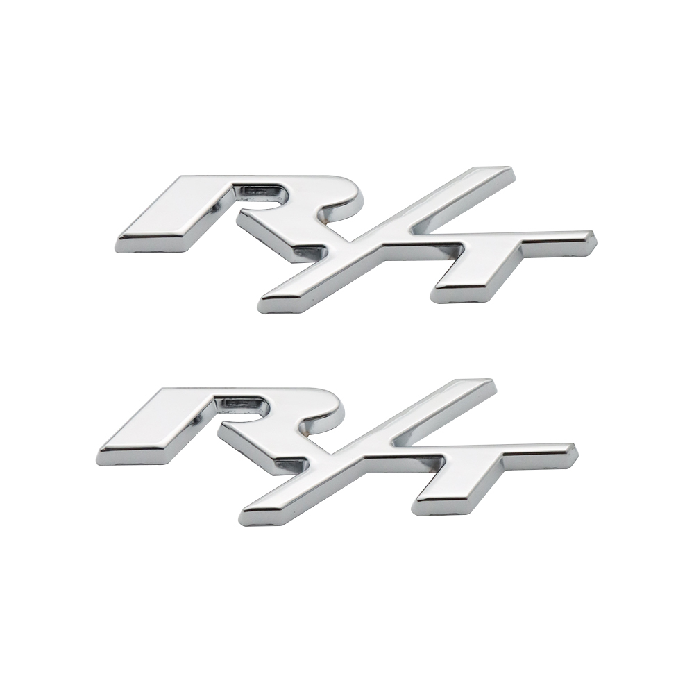 2Pcs 2006-2017 Charger Durango Avenger R/T Letter Side Fender ABS Chrome Dodge 4806327AC