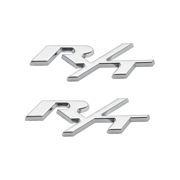 2Pcs 2006-2017 Charger Durango Avenger R/T Letter Side Fender ABS Chrome Dodge 4806327AC