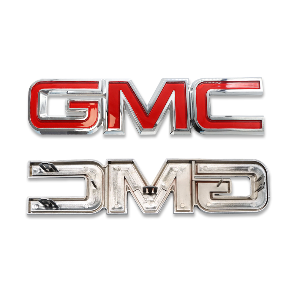 1Pc 2017-2014 Yukon Yukon XL Acadia Plastic Front Grille Emblem Gloss Red GMC 15126352